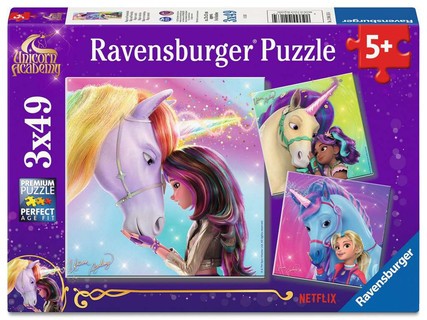 [12004163] Puzzles 3x49 p - Magie et amitié / L'école des licornes