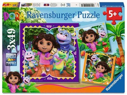 [12004197] Puzzles 3x49 p - Prêt pour l'exploration ? / Dora