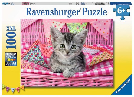 [00012985] Puzzle 100 p XXL - Joli chaton