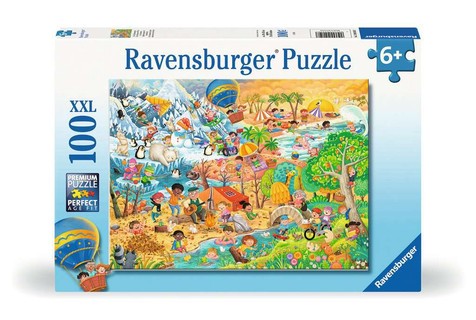 [12004050] Puzzle 100 p XXL - Les 4 saisons