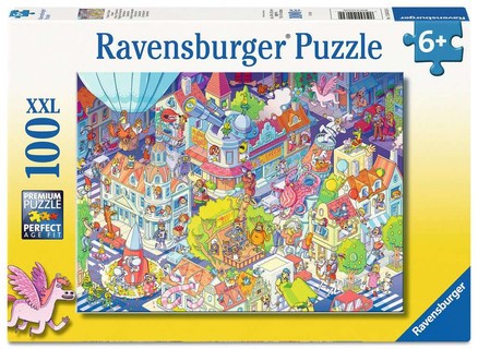 [12004262] Puzzle 100 p XXL - Pagaille à Chaosville