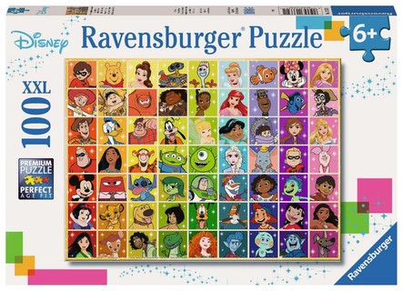 [00013332] Puzzle 100 p XXL - La palette de couleurs Disney