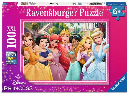 [12004116] Puzzle 100 p XXL - La vie est un conte de fées / Disney Princesses