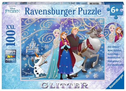 [00013610] Puzzle 100 p XXL – Neige étincelante / Disney La Reine des Neiges
