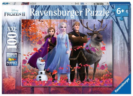 [00012867] Puzzle 100 p XXL - La magie de la forêt  / Disney La Reine des Neiges 2