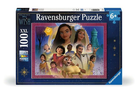 Puzzle 100 p XXL - Le royaume des souhaits / Disney Wish