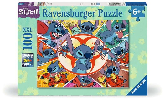 [12001071] Puzzle 100 p XXL - Dans mon propre univers / Disney Stitch