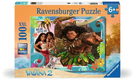 Puzzle 100 p XXL - Explorer de nouveaux mondes / Vaiana 2