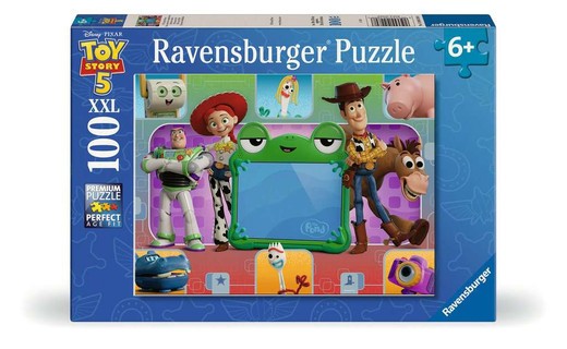 Puzzle 100 p XXL - Au même niveau / Toy Story 5