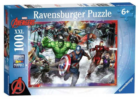 [00010771] Puzzle 100 p XXL - Les plus grands héros / Marvel Avengers