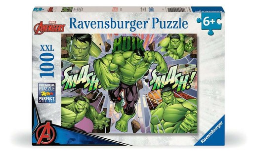 [12004119] Puzzle 100 p XXL - L'incroyable Avenger Hulk / Marvel Avengers