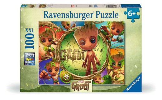 [12004128] Puzzle 100 p XXL - Nous sommes Groot ! / Marvel Avengers
