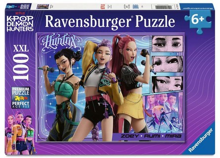 Puzzle 100 p XXL - Fans heureux, Honmoon heureux / KPop Demon Hunters