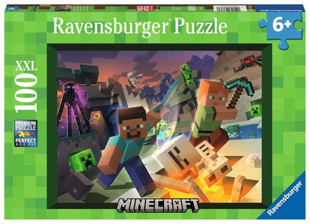 [00013333] Puzzle 100 p XXL - Monstres de Minecraft