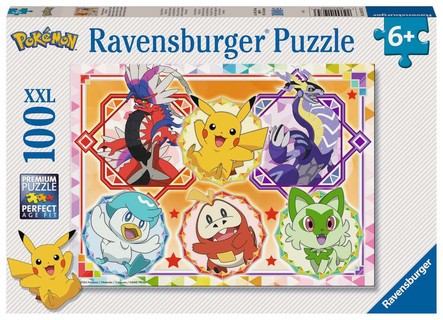 Puzzle 100 p XXL - Pokémon Écarlate et Violet