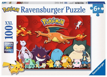 [00010934] Puzzle 100 p XXL - Mes Pokémon préférés