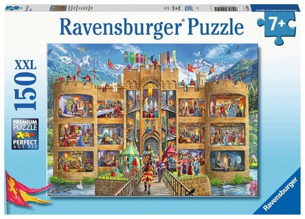 [00012919] Puzzle 150 p XXL - Bienvenue au château des chevaliers