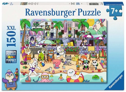[12001704] Puzzle 150 p XXL - Plaisirs en bord de mer