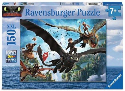 [12004141] Puzzle 150 p XXL - Dragons et Héros / Dragons Le film