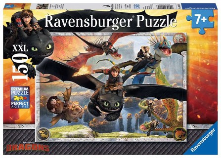 [00010015] Puzzle 150 p XXL - Dragons