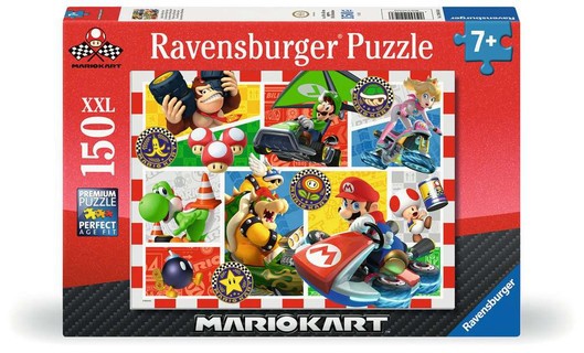 Puzzle 150 p XXL - La course de Mario Kart