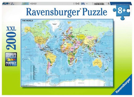 [00012890] Puzzle 200 p XXL - Carte du Monde