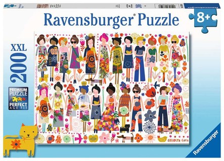 [00013359] Puzzle 200 p XXL - Amitié florale​
