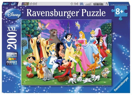 [00012698] Puzzle 200 p XXL - Les grands personnages Disney