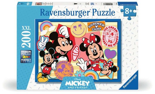 [12004136] Puzzle 200 p XXL - En route avec Mickey et Minnie / Disney Mickey Mouse