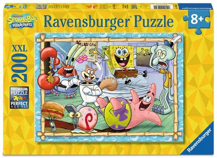 [12004234] Puzzle 200 p XXL - Nouvelles aventures à Bikini Bottom / Bob l'éponge