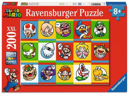 [12004347] Puzzle 200 p XXL - Collection de personnages Super Mario