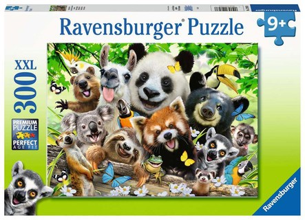 [00012893] Puzzle 300 p XXL - Le selfie des animaux sauvages
