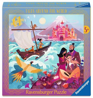 [12004212] Puzzle 64 p - Momotarō, l’enfant pêche - Tales around the world