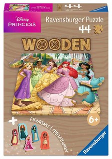 [12004087] Puzzle en bois - Rectangulaire - 44 p - Disney Princesses