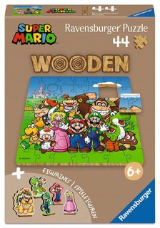 Puzzle en bois - Rectangulaire - 44 p - Super Mario