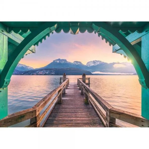 [017622] Puzzle 1000 pièces : Passerelle du lac d’Annecy