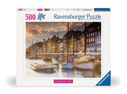 [12000846] Puzzle 500 p - Coucher de soleil à Copenhague (Puzzle Highlight, Scandinavian)