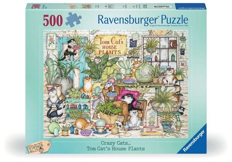 [12000695] Puzzle 500 p - Tom Cat's House Plants