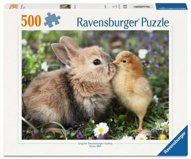 [12001900] Puzzle 500 p - Lapin et poussin