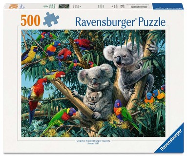 [12000206] Puzzle 500 p - Koalas dans l'arbre