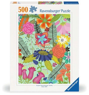 [12001382] Puzzle 500 p - Jungle de fleurs / édition WJPC