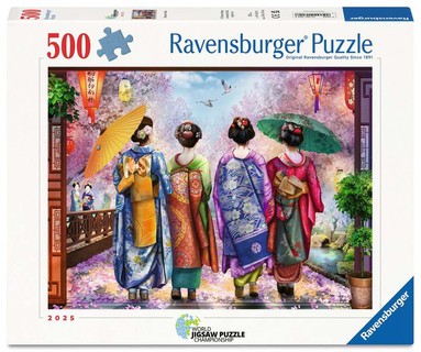 [12001702] Puzzle 500 p - Promenade fleurie
