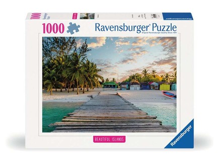 [12000159] Puzzle 1000 p - Île des Caraïbes (Puzzle Highlights, Îles de rêve)