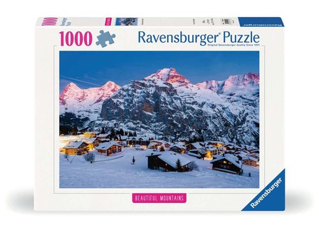 [12000254] Puzzle 1000 p - L‘Oberland bernois, Mürren (Puzzle Highlights)