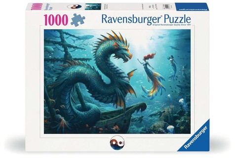 [12001434] Puzzle 1000 p - Dragon, sirène et tortues des profondeurs