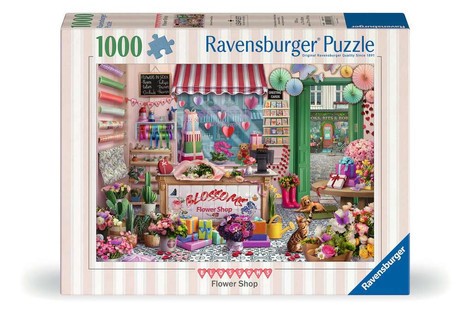 [12001727] Puzzle 1000 p - La boutique de fleurs