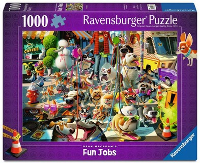 [12000876] Puzzle 1000 p - Le promeneur de chiens