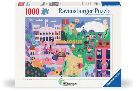 [12001490] Puzzle 1000 p - Valladolid / Marie Boiseau / édition WJPC