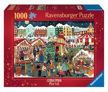 [12000729] Puzzle 1000 p - Le marché de Noël