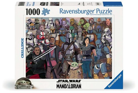 [12000536] Puzzle 1000 p - Baby Yoda / Star Wars Mandalorian (Challenge Puzzle)